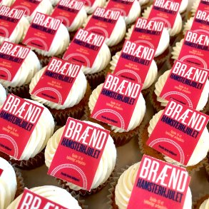 Cupcakes med logo eller uden logo