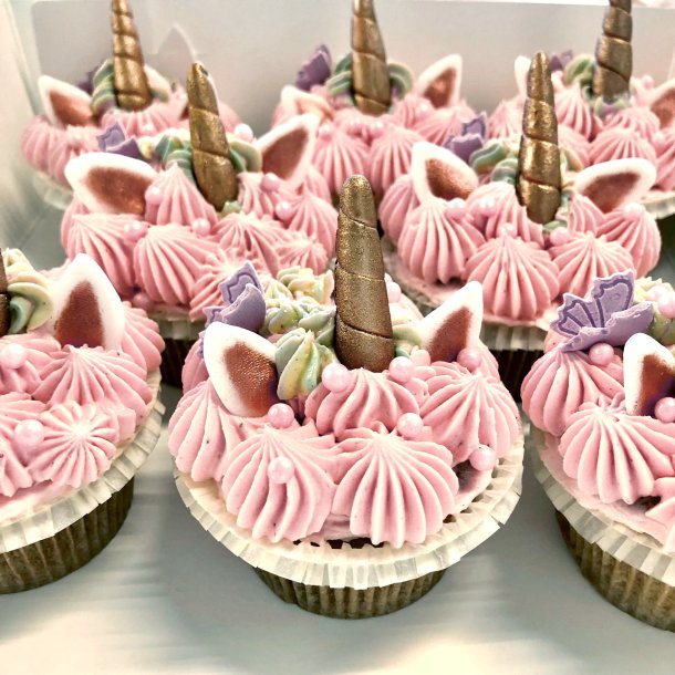 Unicorn cupcakes, 20 stk.