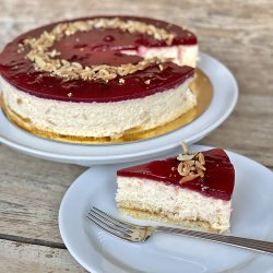 Ris  l'amande kage med ristede mandler til 12 pers.