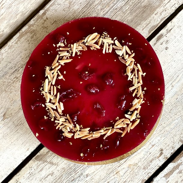 Ris  l'amande kage med ristede mandler til 12 pers.