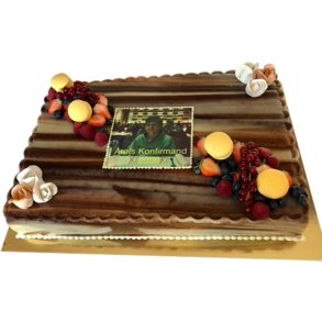 KONFIRMATIONS KAGE - med foto