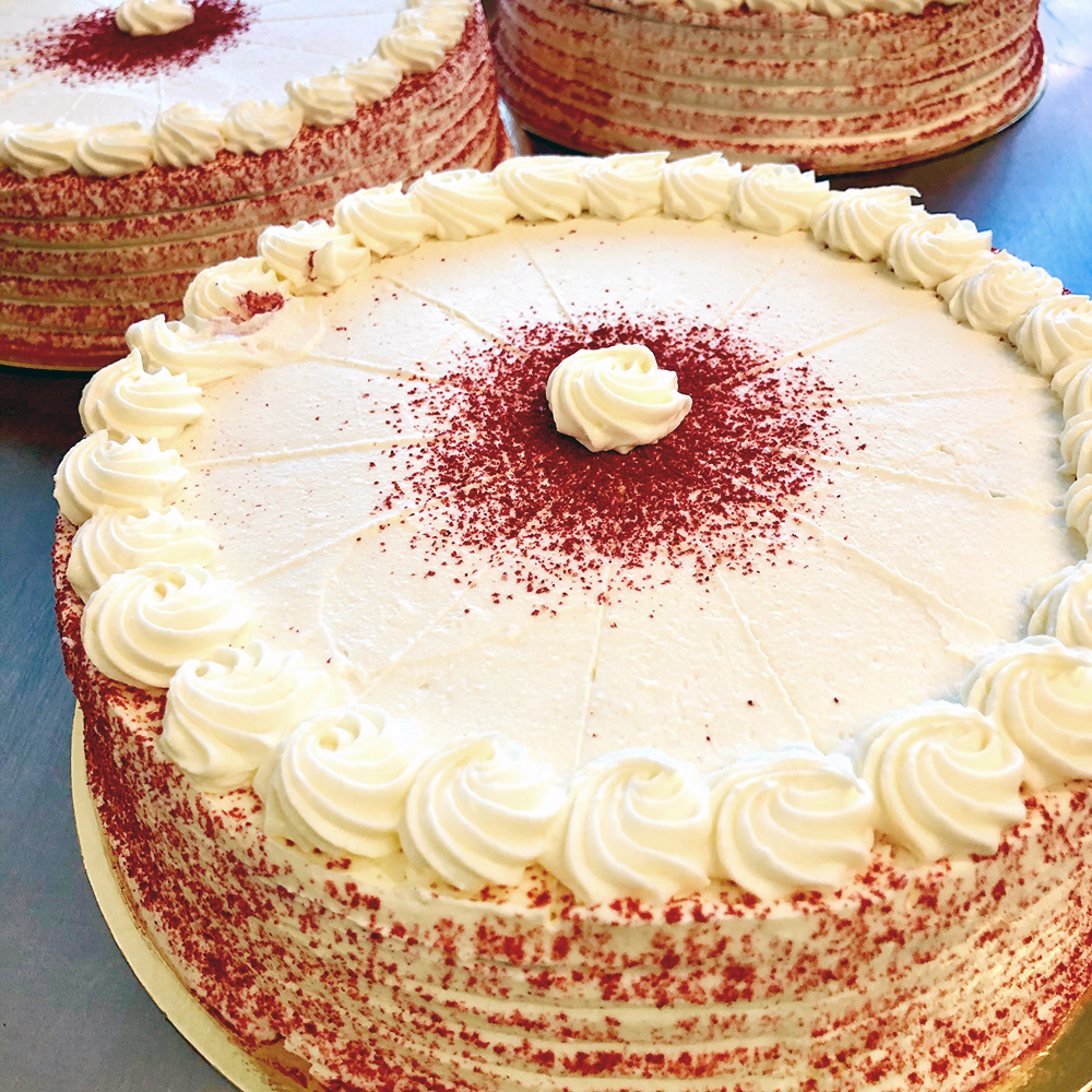 universitetsstuderende kredit Niende Red velvet chokoladekage til 12/14 pers. - Lagkager - Sweet Valentine