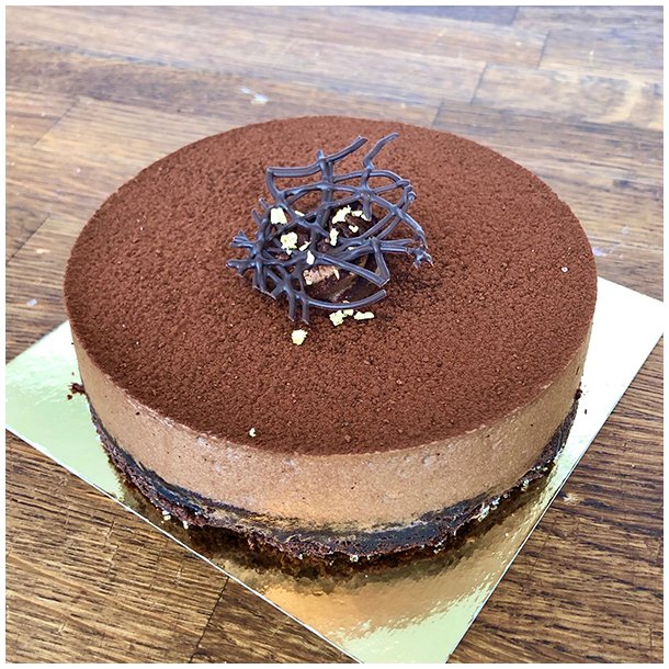 Chokolade trffelkage med syltet appelsin til 5 pers.