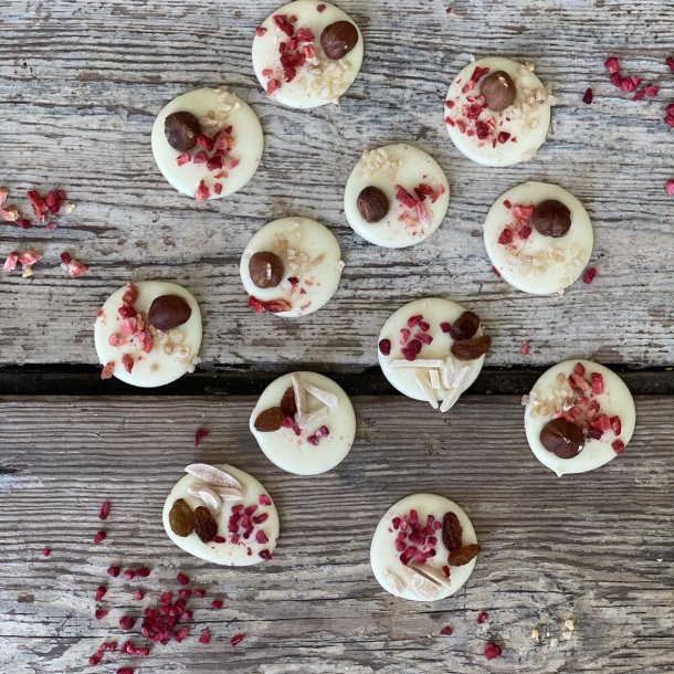 1 pose med Mediants - Hvide chokolader