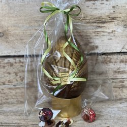 Ballon g i mrk Guld chokolade med fyld