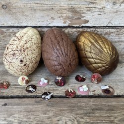 Ballon g i mrk Guld chokolade med fyld