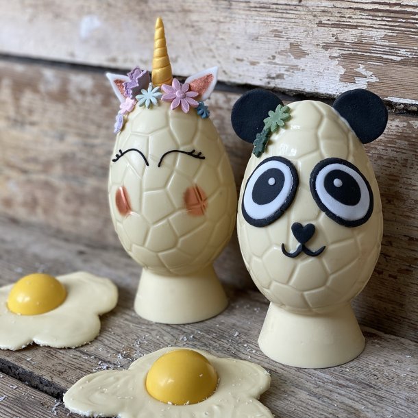 Unicorn brnepskeg med marcipanpynt ca. 150 gr.