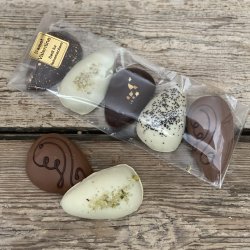 5 stk. marcipan g med blandet smag