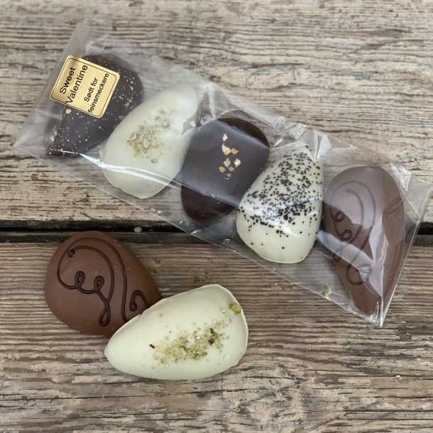 5 stk. marcipan g med blandet smag