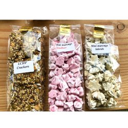 1 pose LCHF crackers &amp; 2 poser mini marengskys