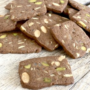 Brunkager med lkre pistaciendder, 2 ps. a' 100g