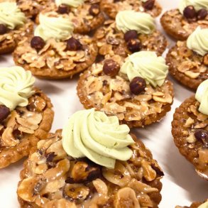 20 stk. kuvert Tosca trter med pistacie creme