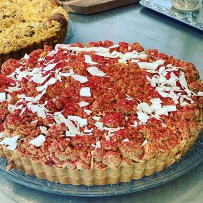 Hindbr-ribs crumble trte til 12 pers.