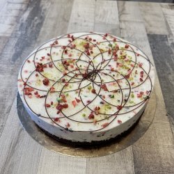 Glutenfri vaniljemousse med blandede br og chokolade stk. p Gateau Marcel til 12 pers.