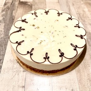 Cheesecake med honning og valndder til 12 pers.