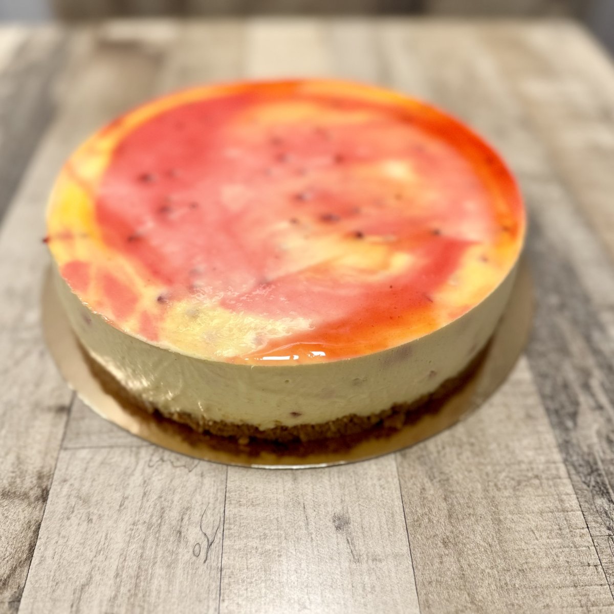 Cheesecake med Peach Melba til 12 pers. Cheesecakes Sweet Valentine