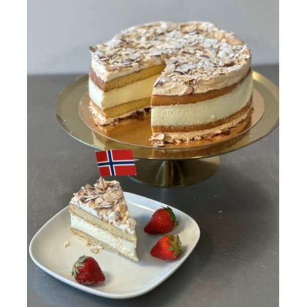 Verdens bedste norske Kv�rfjordkake,12 pers.