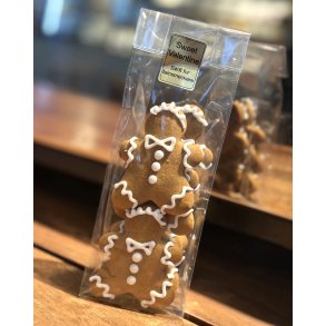 Juletr & Peberkagemand med glasur julesmkager, 6 stk