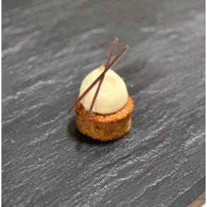 Tapas visitkager, hndlavet 20 stk. Francier.