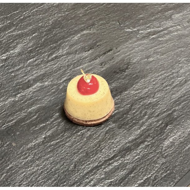 Tapas visitkager, hndlavet 20 stk. Pennacotta.