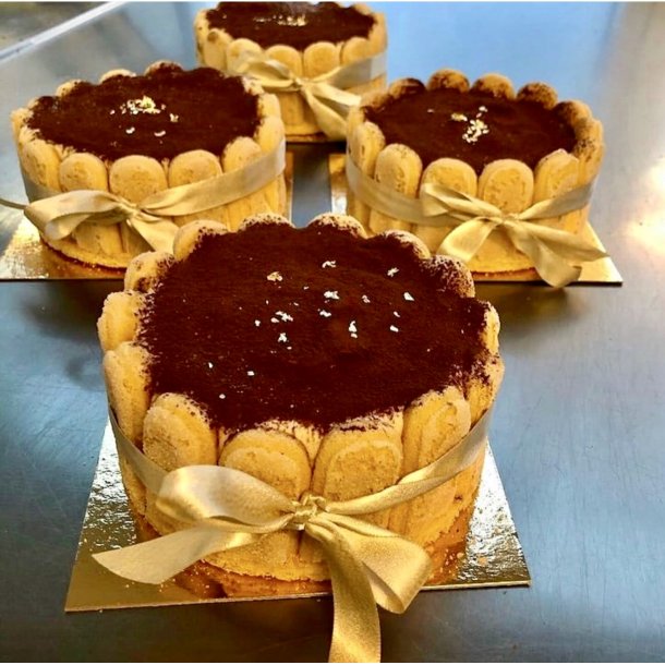 Tiramisu kage til 5 pers.